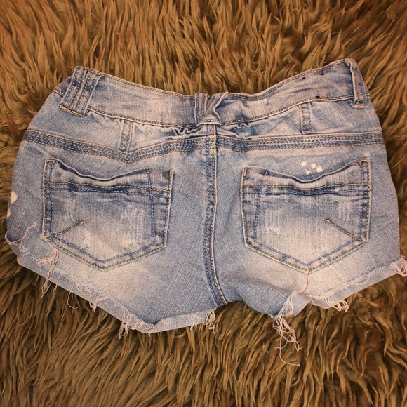 Low Rise Jean Shorts - Picture 2 of 2